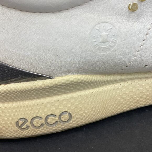 Ecco Biom -Women's Sz 40(9.5) Natural Motion -White Yak Leather -Spikeless Golf - Picture 6 of 14